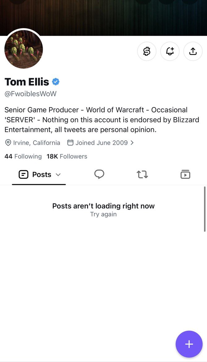 Pirat_Nation's tweet photo. WoW Senior Game Producer Tom Ellis has deleted his X account after backlash over his comments about Blizzard’s handling of offensive character names.

Ellis said players banned or forced to rename characters like “Billy Mcsuckmahballz” deserved it,“I read the list. No sympathy. Be a better human next time.”

Users then dug up Ellis’s old posts from around 2009–2010, including a tweet using a homophobic slur for his gaming team, a Pedobear phone wallpaper, and several crude r@pe jokes.