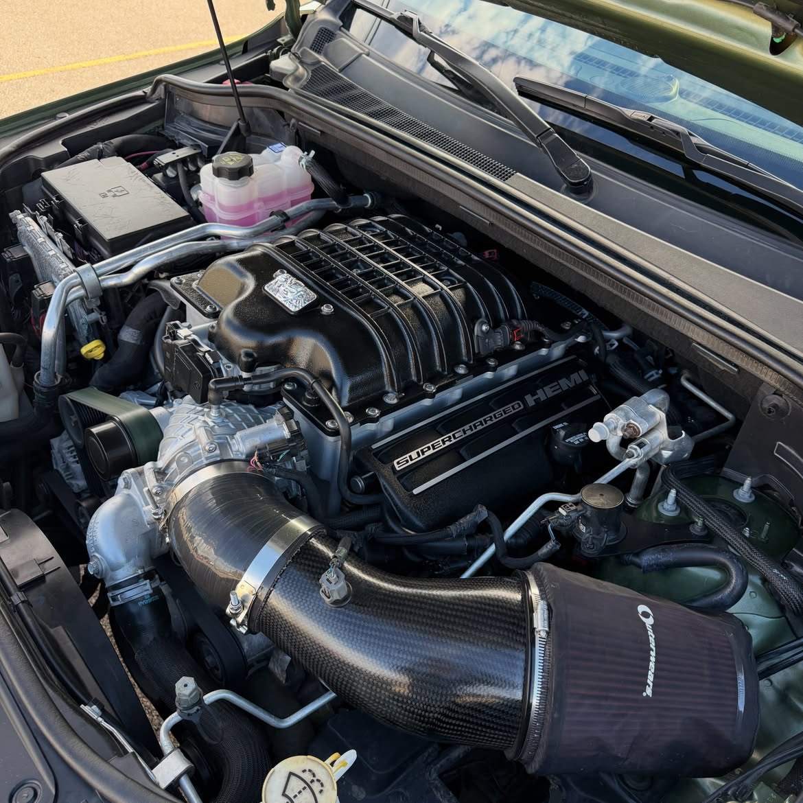 KingOfMopar1's tweet photo. When a standard Trackhawk isn’t chaotic enough. https://t.co/T3P7eMTQ3K
