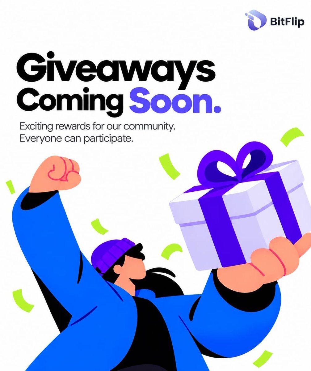 SYLKOUAKOUWEB's tweet photo. Des giveaways arrivent bientôt sur BitFlip.

Nous récompenserons notre communauté avec des giveaways excitants, et tout le monde peut participer.

Restez actifs, suivez nos mises à jour, et ne manquez pas votre chance de gagner.
#Interlink #ITLG #ITL https://t.co/YJM400f58e