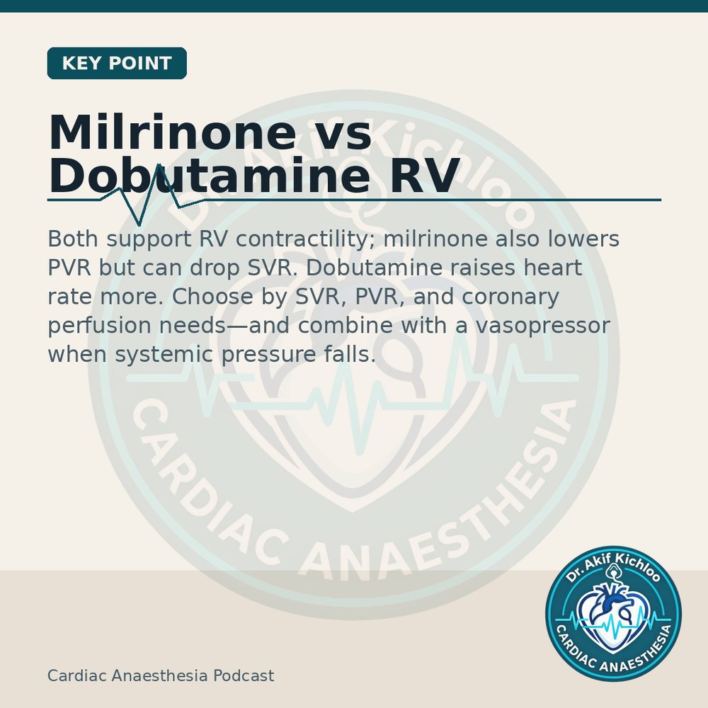 akifkichloo's tweet photo. RV, PHT &amp; Air
Milrinone vs dobutamine, PHT crisis, OLV for mini-valve, de-airing.
Cardiac Anaesthesia Podcast
#CardiacAnaesthesia #CardiacAnaesthesiaPodcast #MedEd #CardiacOR https://t.co/RZ94JU464p