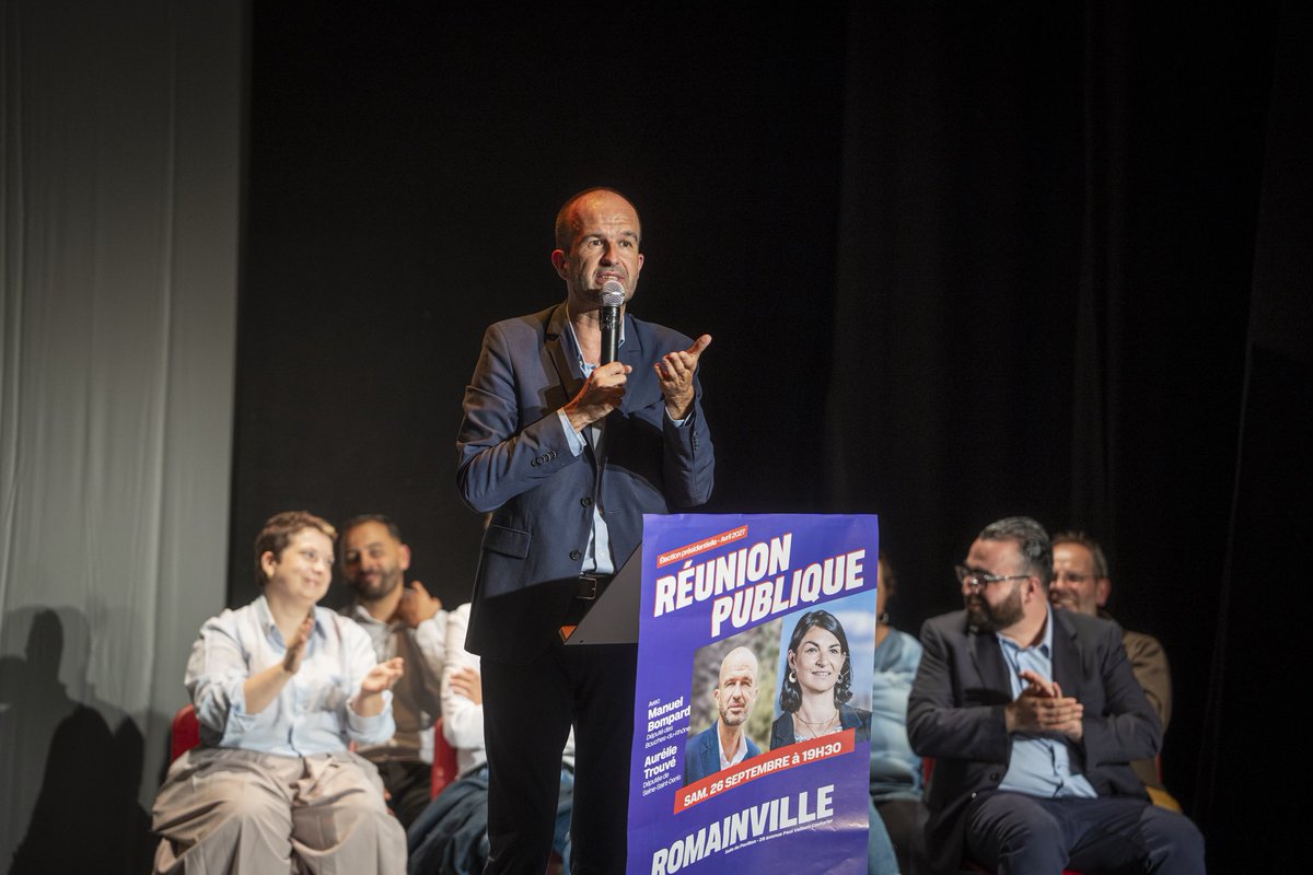 mbompard's tweet photo. 🔥 500 personnes étaient présentes hier soir pour notre réunion publique de soutien à la candidature de Jean Luc Mélenchon avec Aurelie Trouvé.

Partout en France, les insoumis se déploient pour convaincre et faire gagner l’Avenir en commun. https://t.co/OzoMfvVHf6