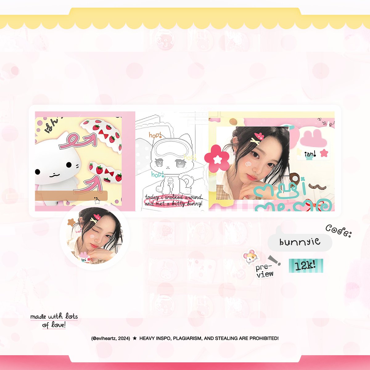 evlheartz's tweet photo. 𝄞  help repost?  tysm!  ૮₍ ˃ ⤙ ˂ ₎ა

യ もしもし、みんな ！ 🧸⭐ 𖠗  mOLL hadir membawakan 2 layout ready stock! ⨳ 'IAN' . .  へ 📎💧bisa jemput melalui dm (mt after dm!) / bisa juga ke https://t.co/xqhjDlgHYj ❤︎

🐰 ⎯⎯  #bealanjaㅤ៸🪽ა https://t.co/E1K0zRAh3Q