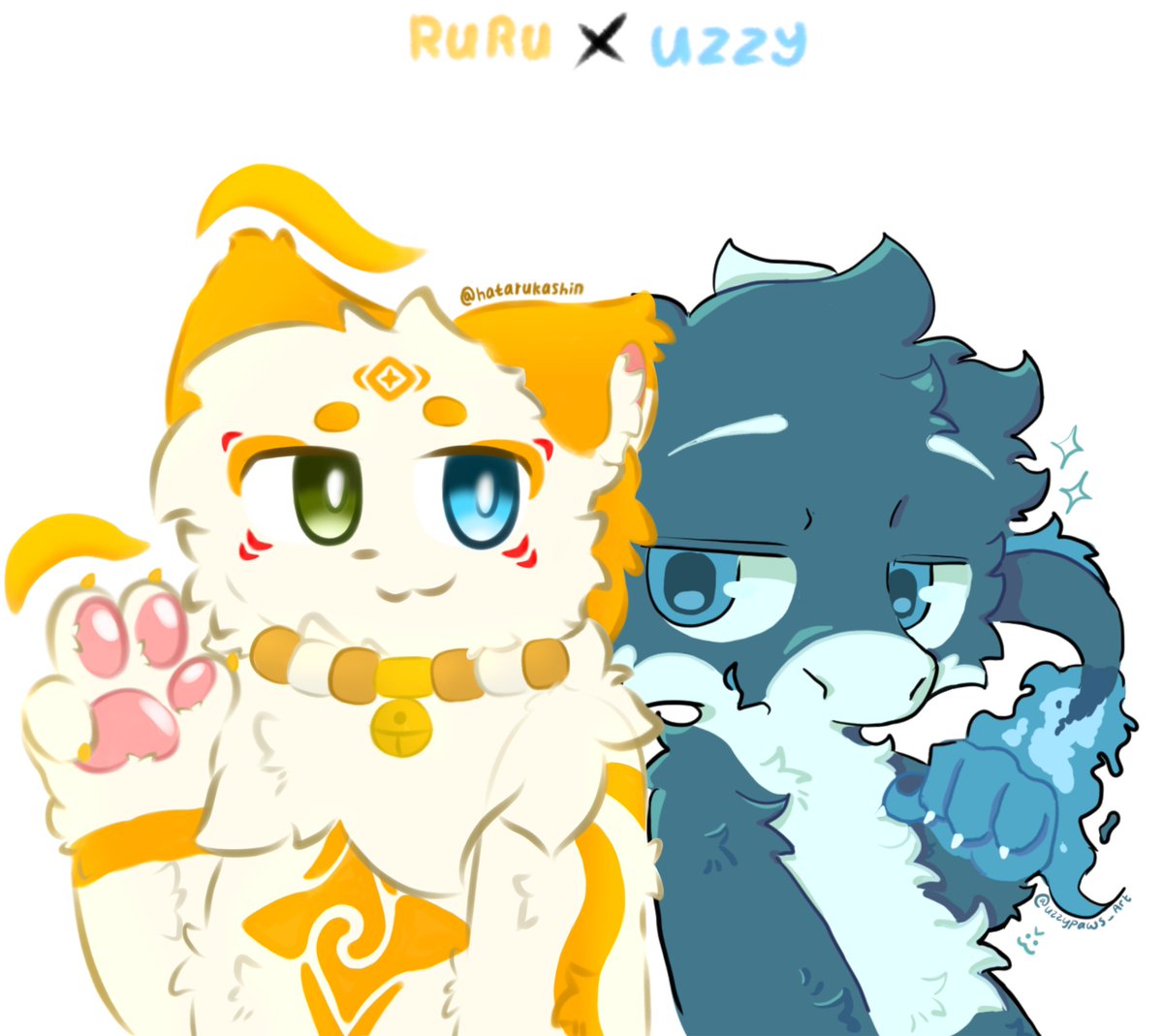 hatarukashin's tweet photo. Collab art with my twin! yippe.. x3
Reference from "I never feel alone"
#furry #furryarwork https://t.co/176uFisppk