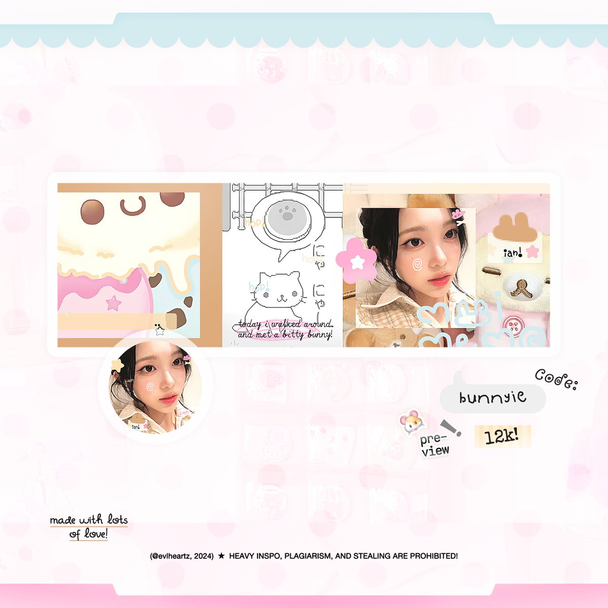 evlheartz's tweet photo. 𝄞  help repost?  tysm!  ૮₍ ˃ ⤙ ˂ ₎ა

യ もしもし、みんな ！ 🧸⭐ 𖠗  mOLL hadir membawakan 2 layout ready stock! ⨳ 'IAN' . .  へ 📎💧bisa jemput melalui dm (mt after dm!) / bisa juga ke https://t.co/xqhjDlgHYj ❤︎

🐰 ⎯⎯  #bealanjaㅤ៸🪽ა https://t.co/E1K0zRAh3Q