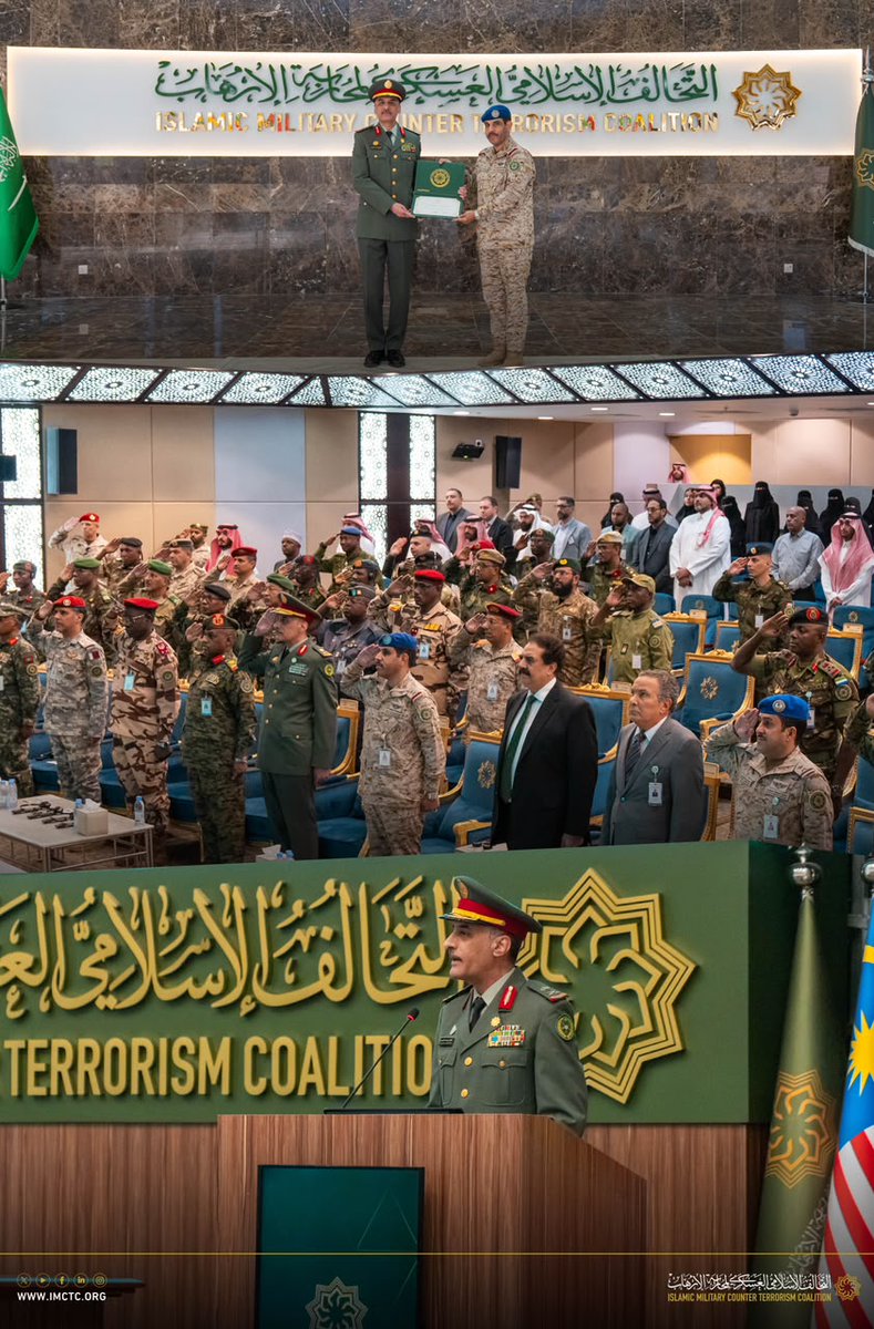 imctc_en's tweet photo. The Delegates of the Kingdom of #Saudi Arabia to #IMCTC held a ceremony today to celebrate their country’s National Day. https://t.co/VdReajqWT5