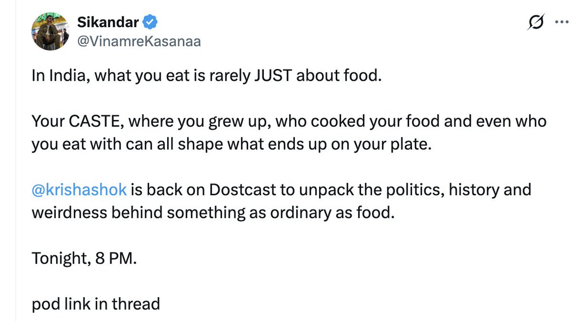 MumukshuSavitri's tweet photo. Do these people live in an alternate universe with a different India than the one I grew up in?

When I was growing up in my “upper caste” home, our house helper was an Adivasi lady who didn’t even know her caste. She was like a second mother to me - for years I only ate food from her plate when she ate her meals & refused my Mom when she would try to feed me. Every time I scored well on an exam, my Mother would tell me me touch her feet and eat Mithai from her hands. Never once did caste ever come into the equation.

These losers are experts at making up total BS.