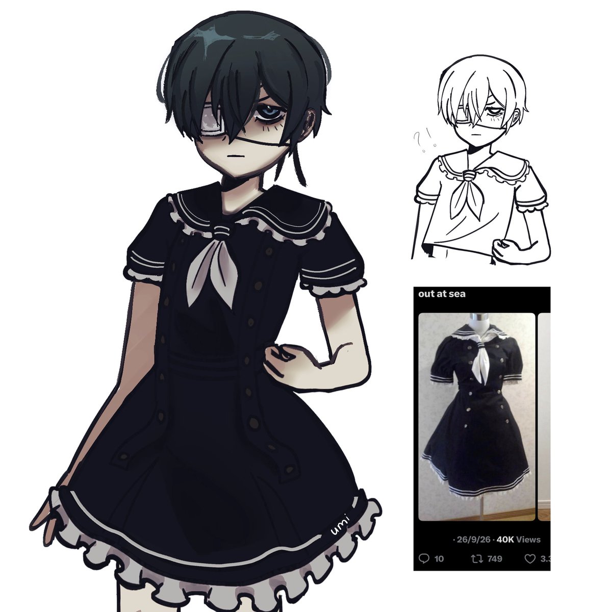 sebsbunnyboy's tweet photo. I couldn't resist  ,  ciel phantomhive sailor outfit !!!!!1!1!1!1!1!1!!1!11!!1!
#cielphantomhive #blackbutler https://t.co/0bJ4iVSfAw