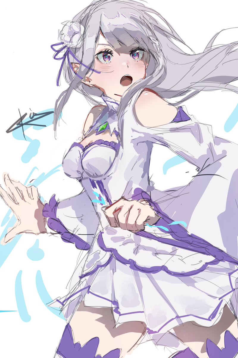 ria_mazibou's tweet photo. 「 私に任せて！ 」
 #リゼロ
 #エミリア https://t.co/Ro0r4aFVOm