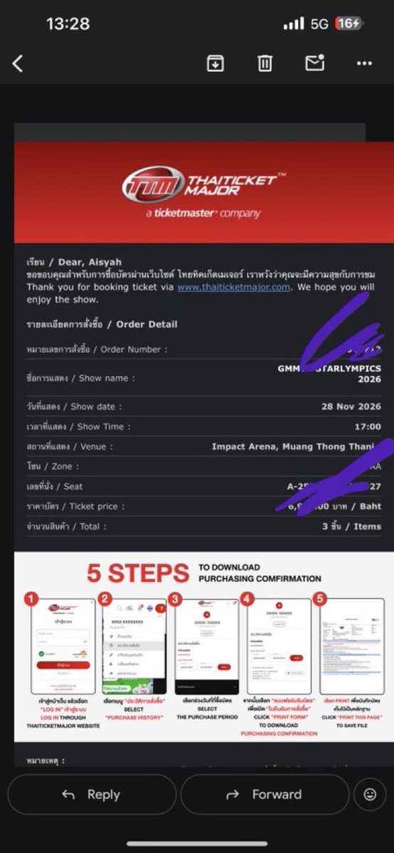 Khalifa_Costa's tweet photo. WTS LFB  TICKETS 
GMMTV STARLYMPICS 2026
<
2 x Zone AA,6000*<>
4 x Zone FF,5500….
3 x Zone SN,4500..
Full/half payment ✅️✨️
Original prices..
Dm
International fans can also ask
#GMMTVStarlympics2026
#GMMTVSTARLYMPICS2026 https://t.co/Mvra8WbDwY