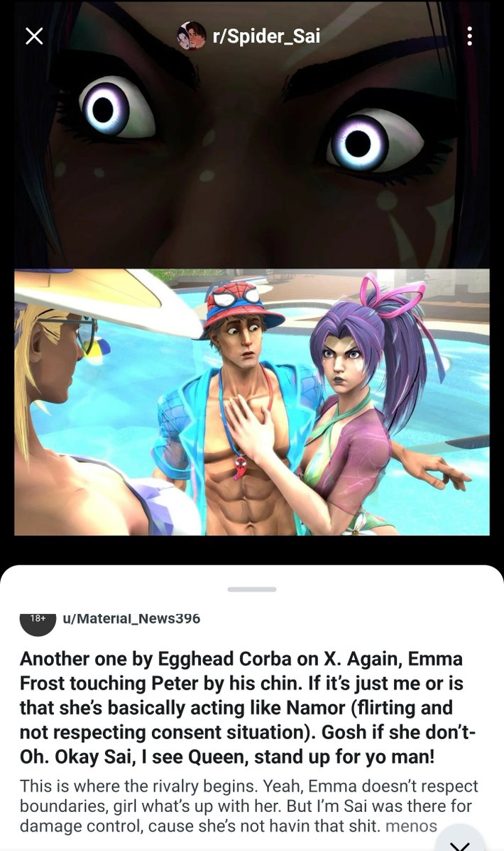 Alma_Toshiro's tweet photo. @JwowBaelz @Ram_1799 People think that those stories are official and canon comics and therefore, should be implemented on Rivals lore. This is how they portray Sai. Totally disgusting https://t.co/NFcj1mlkXF