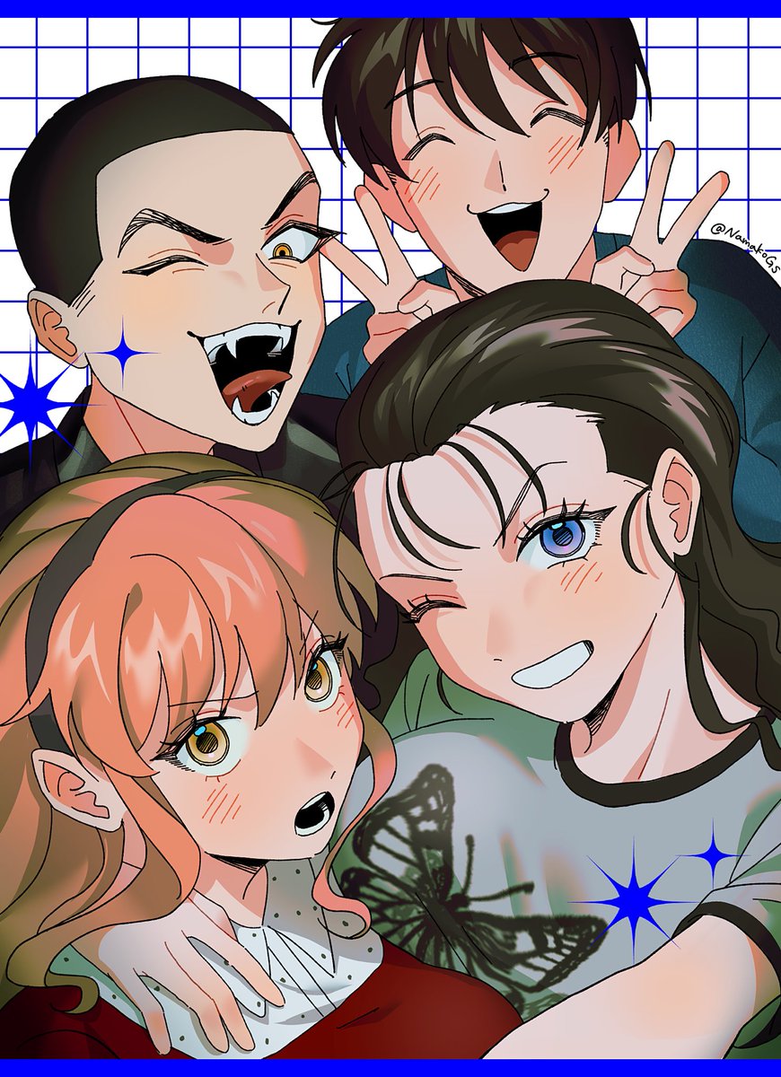 NamakoGS's tweet photo. ジャキリ小此楊もっと仲良しになれ〜のイラスト✌️📷 https://t.co/7eakly9bsr