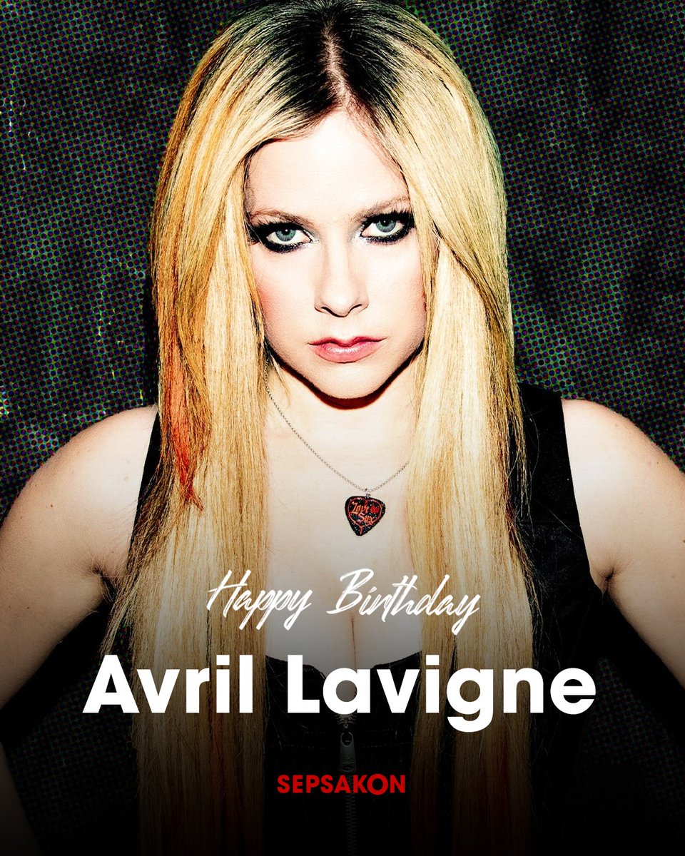 Sepsakon's tweet photo. Happy Birthday Avril Lavigne https://t.co/tcQy2Dp8lm