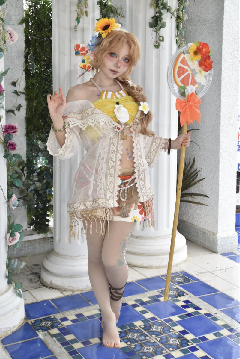 himaneriko's tweet photo. cosplay 第五人格
漁師グレイス　夏の涼味
📷→なおや(@naoya106ak) https://t.co/d2QwJszYVP