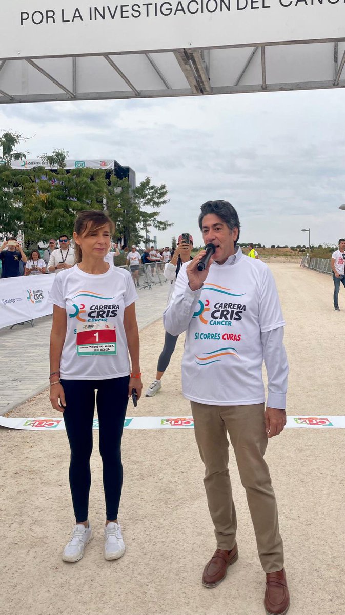 davidperez's tweet photo. Hoy celebramos en #Valdebebas la Carrera de @criscancer y es un honor acoger a más de dos mil corredores solidarios en este distrito de la salud y el deporte que es #Hortaleza. Gracias a Lola Manterola y a todo su equipo. @JMDHortaleza @madrid #deporte #cancer #investigacion https://t.co/CeasBPBhmD