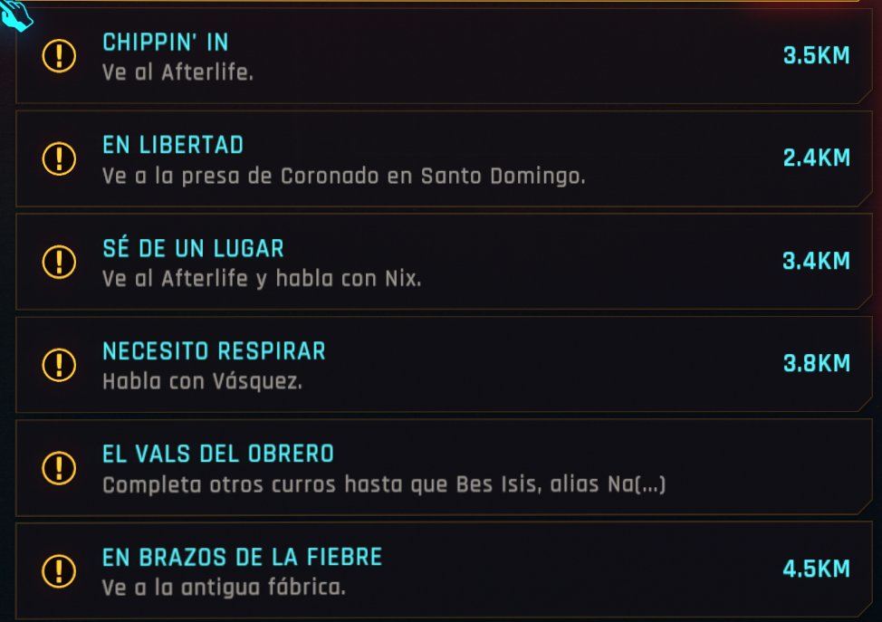 gajetete's tweet photo. Justo ayer me saltaron estas dos misiones en Cyberpunk. Gracias por haberle dado un hueco a Triana y hacer que sean (un poco mas) inmortales @CDPR_ES https://t.co/E9lGXiBqpr