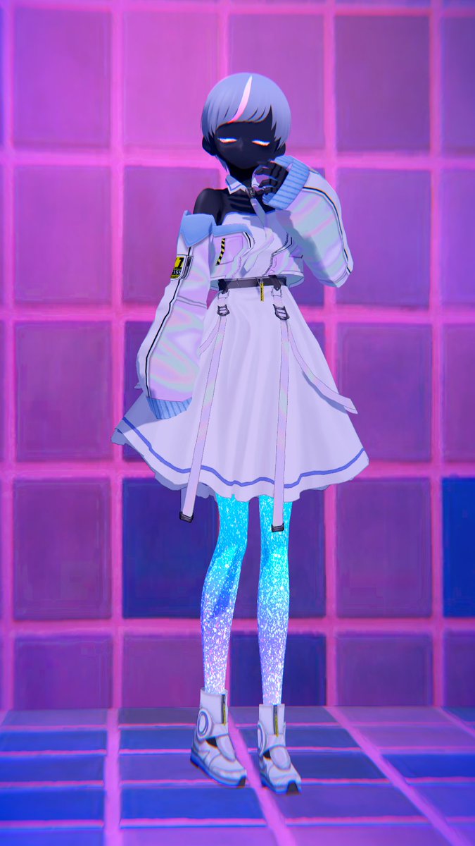 oioimo829's tweet photo. おかずさんのサイバー女児服！オーロラカラーが可愛くて発光させたくなるデザインで好き～～！ https://t.co/OGJYO8pou7