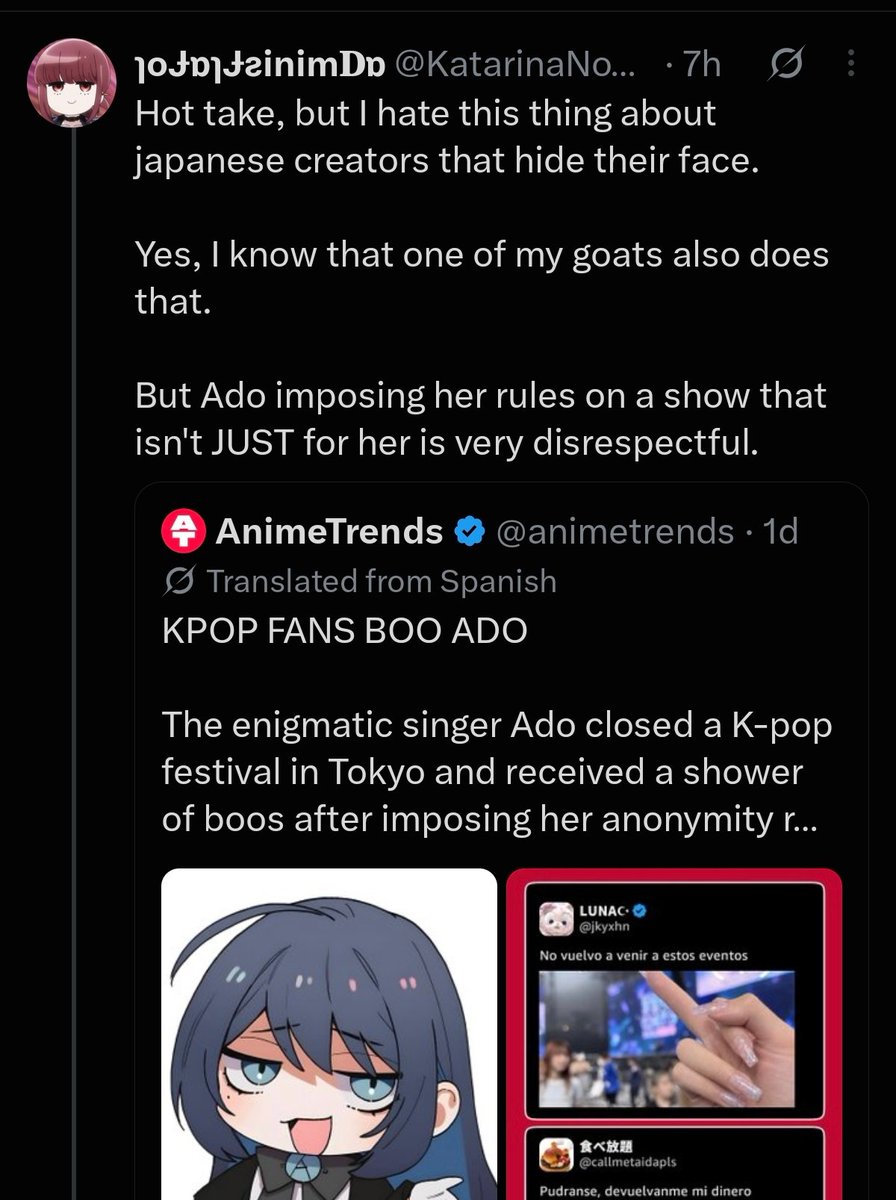 R0ZA0701's tweet photo. First of all , it isn't like Oh I woke up and decided to stop my fans from taking pictures. No. It has always been her rule. How about you start you respecting that? 

An artist's performance is literally his/her piece of non-physical merchandise. https://t.co/fVYJ7nmrxs