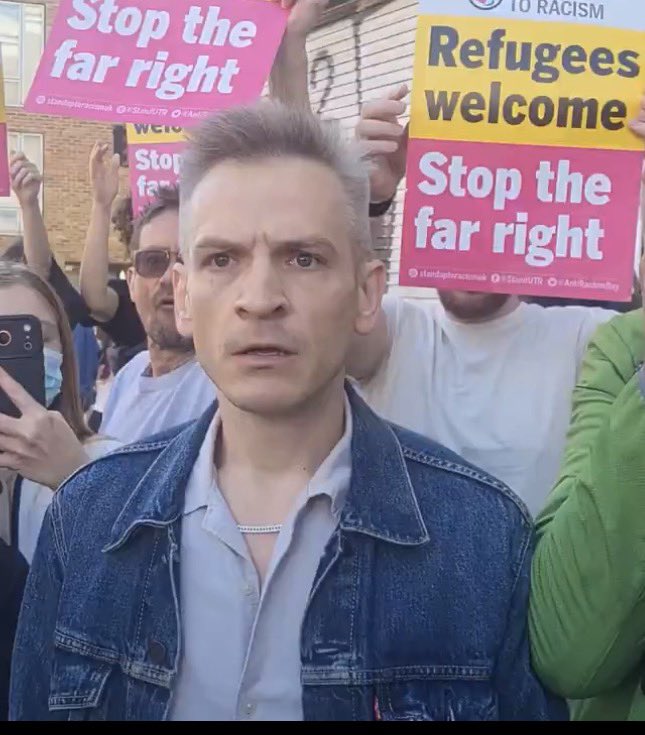 boot15_vu's tweet photo. They’re all tough when in groups. 

This little beta male: if he was alone and came face-to-face with a so-called “far-right thug”, he’d shit his pants. https://t.co/AM15B7v5AZ