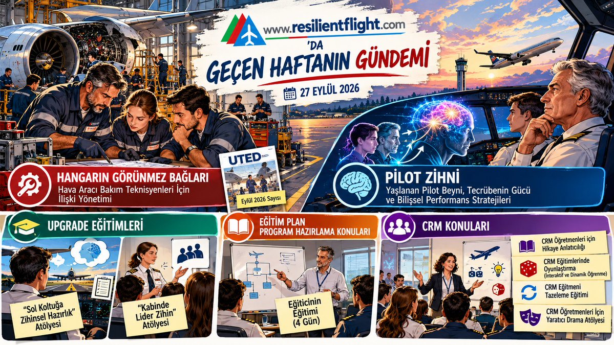 AnahtarEgitim's tweet photo. Havacılık Sektörüne Eğitimler - Pilot Zihni - Havacılık Bakımında İlişki Yönetimi.
#İnsanFaktörü #PilotZihni #PsikolojikGüvenlik #HavacılıkEğitimi #BilişselEsneklik #BakımEQ #MROEQ #UçuşEmniyeti #Liderlik #ResilientFlight #AnahtarEgitim
https://t.co/0DPuhRFU1v https://t.co/4MoQ4lQAp1