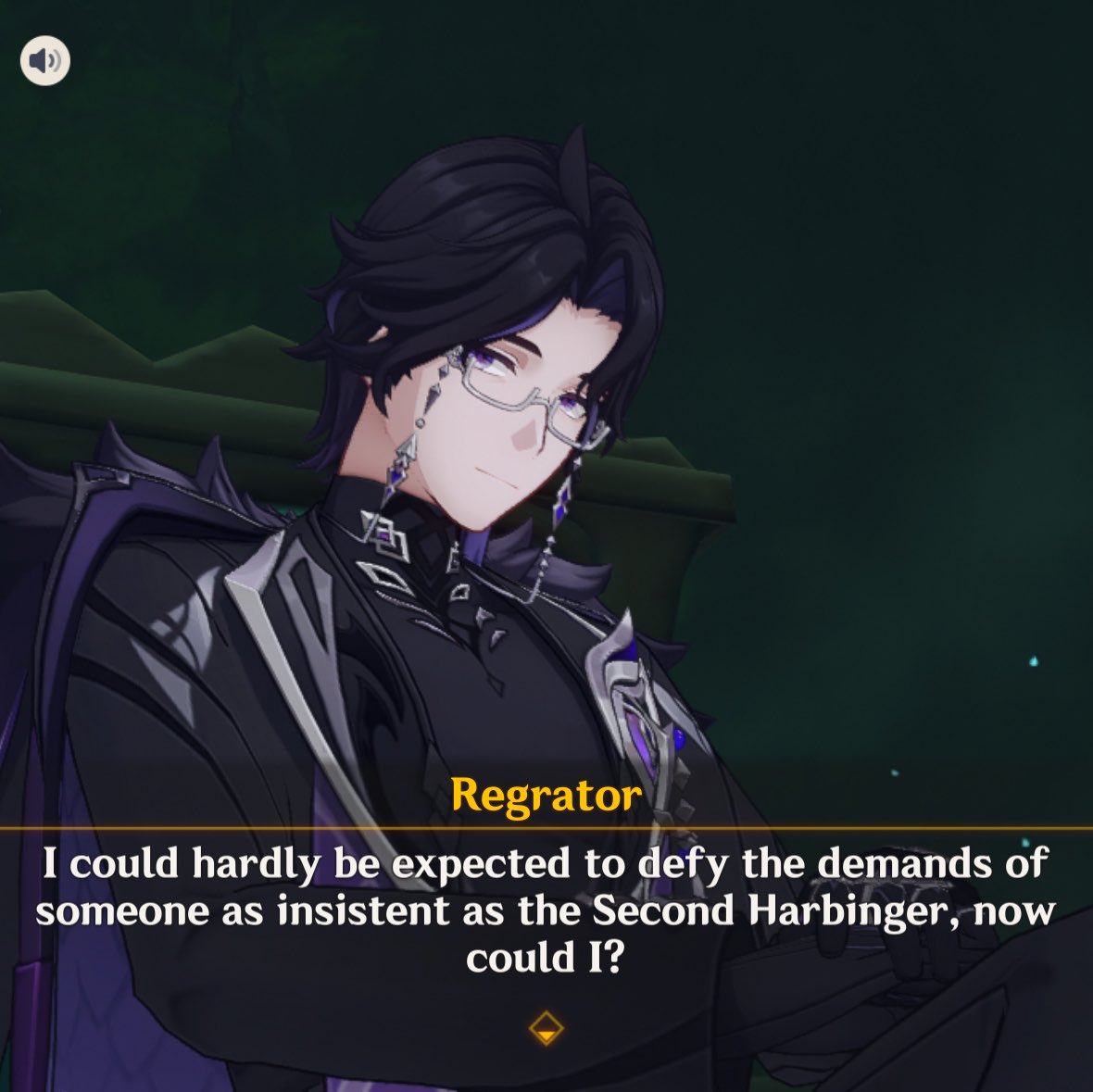 nanzhumeng's tweet photo. replaying this dialogue again and dottore is such a simp actually, it’s a bit embarrassing https://t.co/ktKokCZXi6