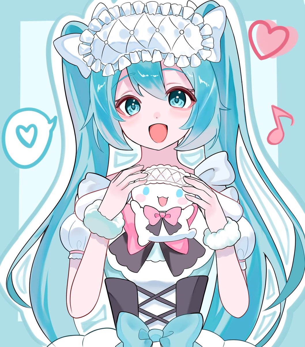 lvt2_xt's tweet photo. 🩵🎀 #初音ミク #シナモンロール #イラスト #illustration https://t.co/XAo7BQcqxK