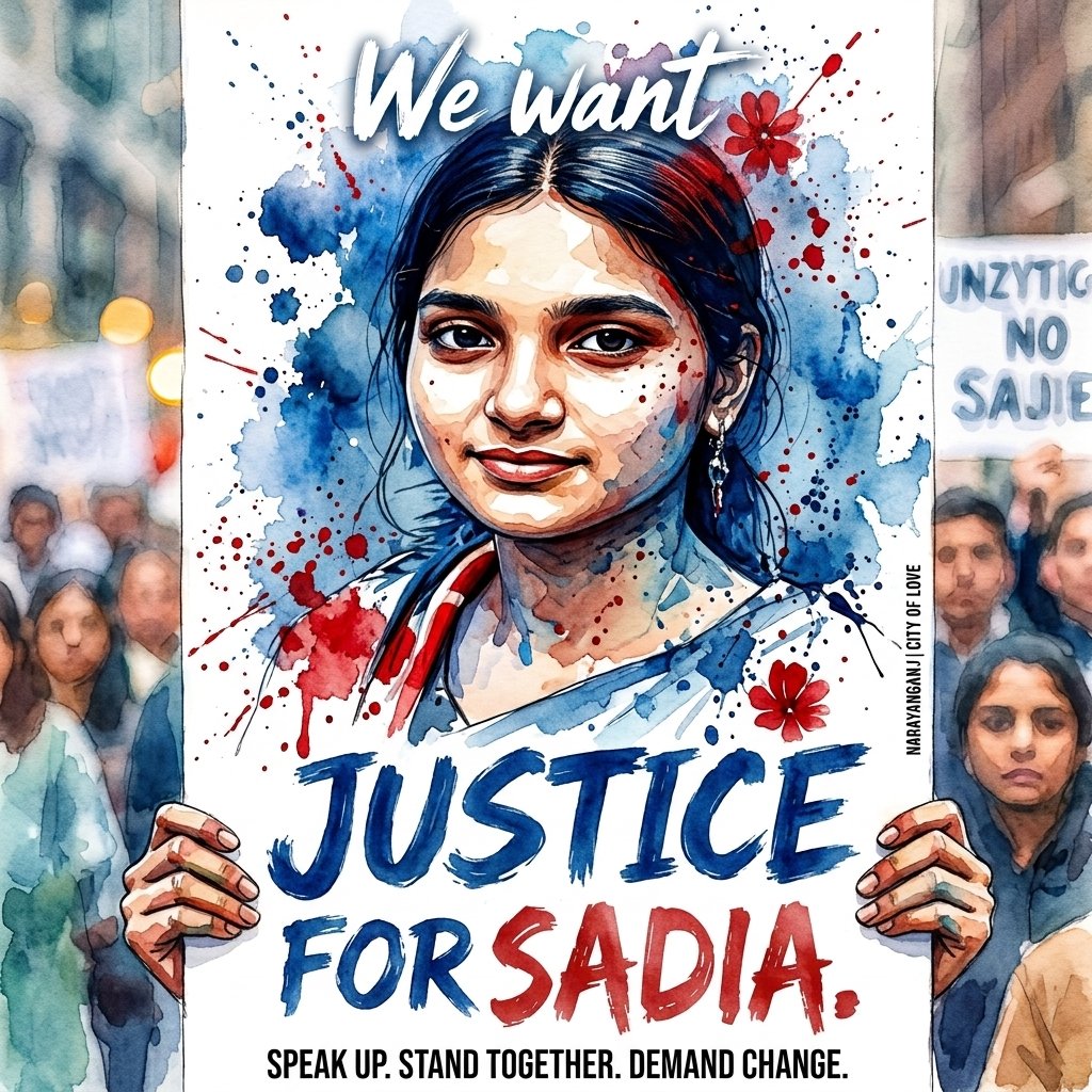Ebsbangla's tweet photo. JUSTICE FOR SADIA. https://t.co/xbl6O8dAc6
