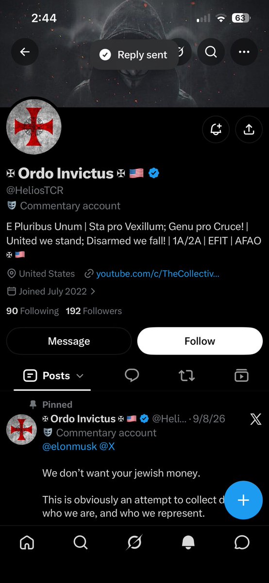 pearly6478's tweet photo. @HeliosTCR @JohnHellery @TorontaFreaky @ChaosTV @FBI Ong your so fucking stupid you got the 1st amendment on your profile yet your calling people who use it recording in public a pedo. Your a fake ass patriot https://t.co/OE3VK8vbrh