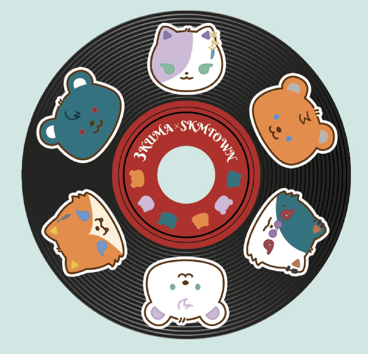 tnkrbtmchi's tweet photo. レコード風くまとたうん https://t.co/n5ow5nwxfP