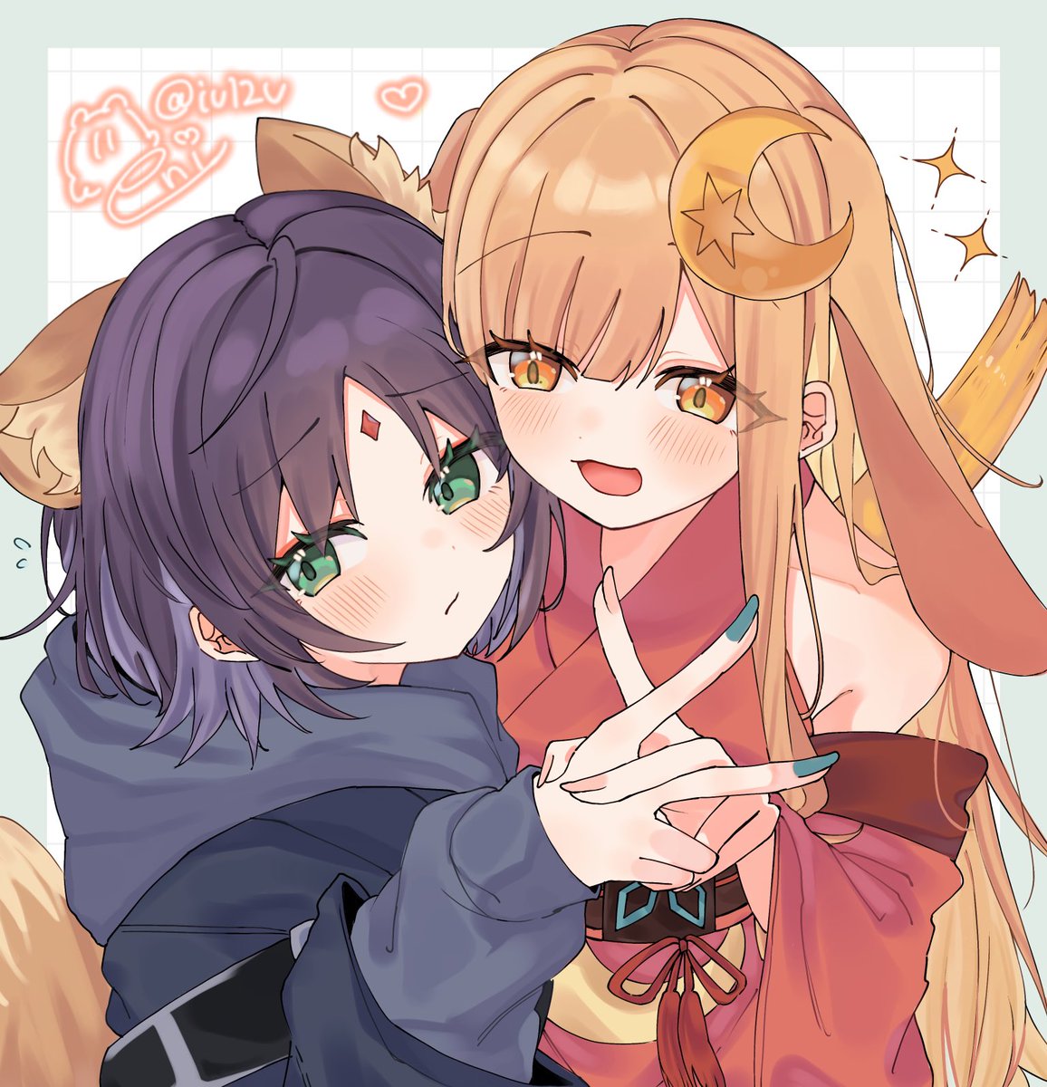 Nn2iv's tweet photo. #超かぐや姫 🦊🐰 https://t.co/EkPxo7o77N
