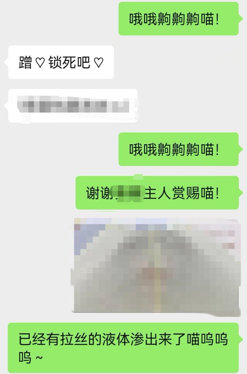HidekiHishikawa's tweet photo. 母狗小鱼发���向主人献媚效忠，一辈子被主人锁死喵～❤️ https://t.co/AejiiAusSp