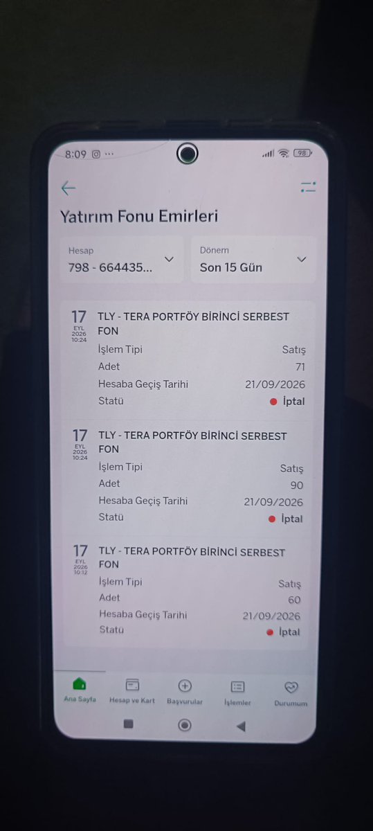 KaradagMus9858's tweet photo. @HAKKIMIZYENDI Emirlerimi kim iptal etti satış hakkımı kim elimden aldı gerekli kurumlardan açıklama bekliyorum. https://t.co/EgJeJuY8Qg