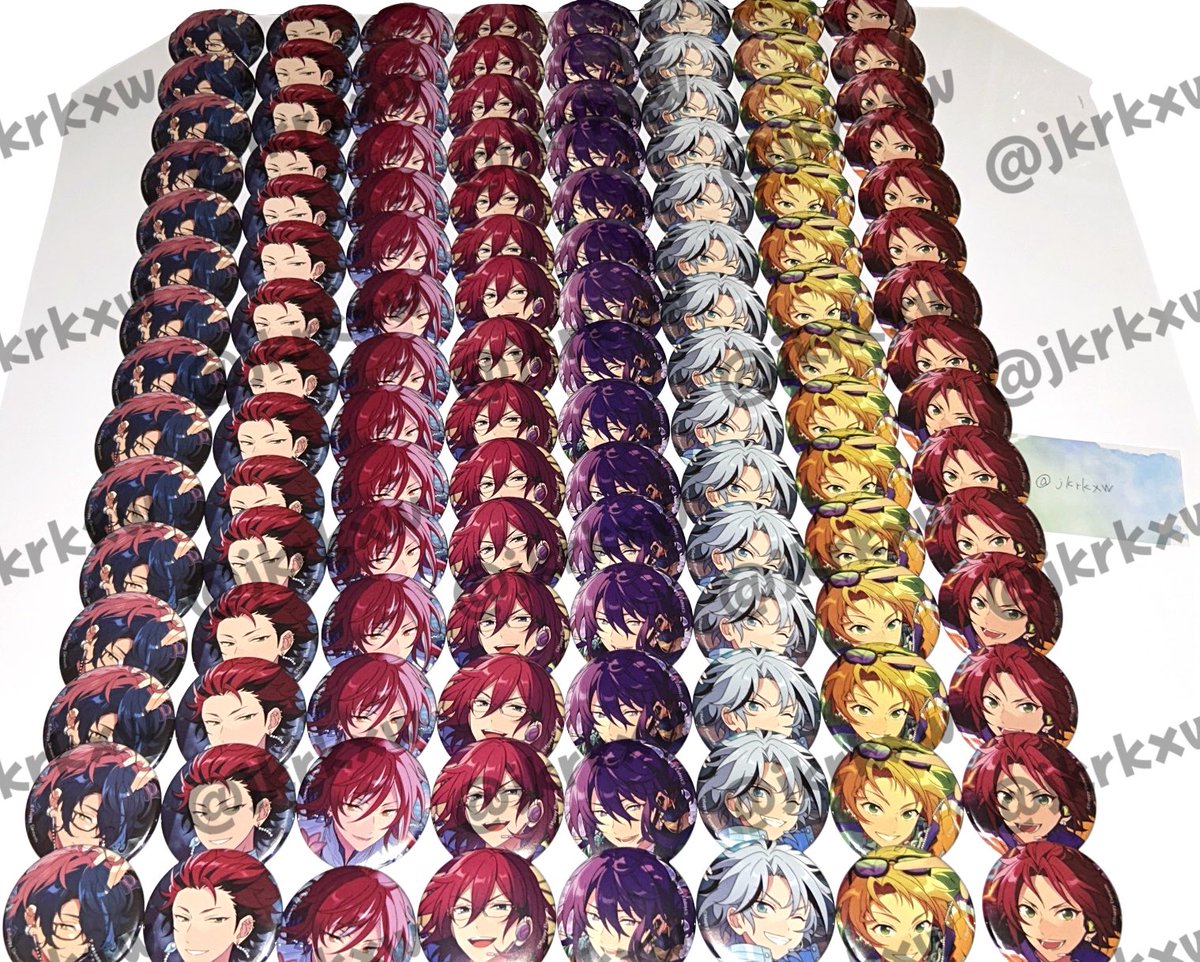 jkrkxw's tweet photo. 【交換】あんスタ あんさんぶるスターズ
コレクション缶バッジ  2026 Jun. 
casual / idol

idol 15 BOX 
casual 3 BOX 

«求»ジュン💙
«譲»颯馬・維吹・真・泉・レオ・真緒・つむぎ・茨・夏目・紅郎

郵送交換希望
初回お取引のため先送り可能です🌻
検索からも気軽にお声がけ下さい🙇🏻‍♀️ https://t.co/bwnWGaCafR