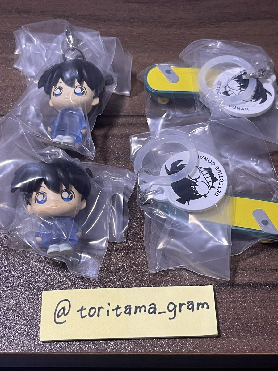 toritama_gram's tweet photo. 【交換】名探偵コナン めじるしアクセサリー3

【譲】　工藤新一×2、スケートボード×2

【求】　江戸川コナン、蝶ネクタイ、探偵バッジ

郵送での交換を希望いたします。
お気軽にお声掛けください🙇🏻 https://t.co/CVPBVjXZJQ