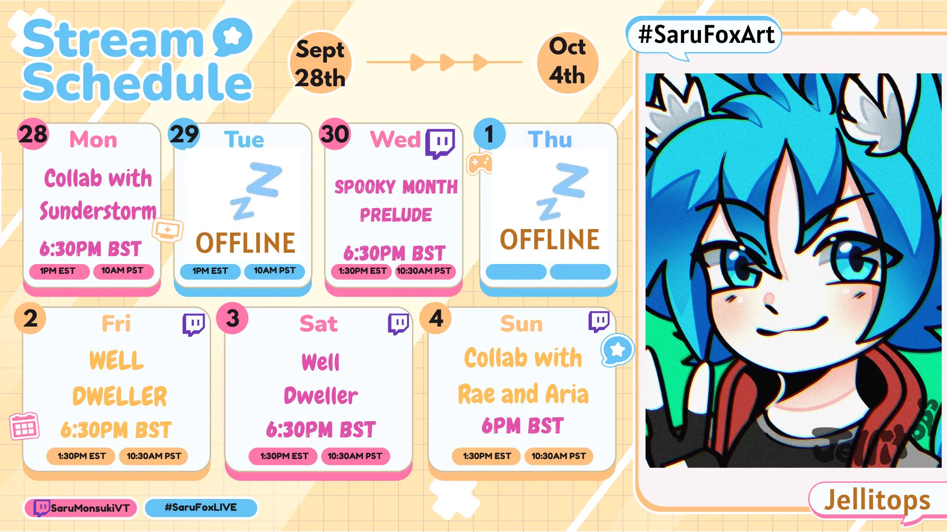 Saru Monsuki - Blue Fox Vtuber 🦊🎮 on X: 