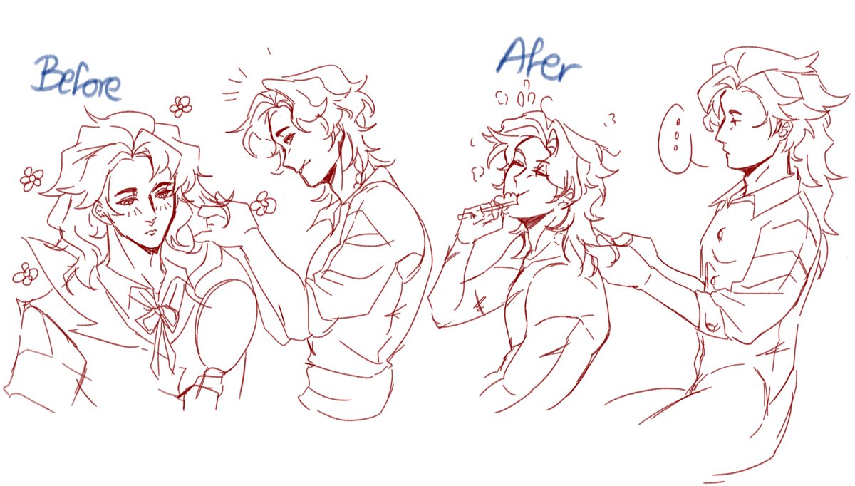 NayumeNN12's tweet photo. My friends and I came up with an idea for Marcus and Hernando to braid each other's hair in a public map. But for some reason, someone reported me and got me muted for 7 days in the game 🥲 #第五人格 #identityV #idv #台斗 #ビリロメ #MarcNando #MarcHern https://t.co/8G8ufqIGtK