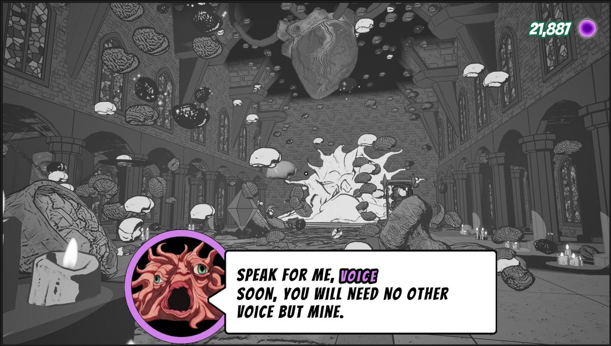 SherafGames's tweet photo. @gamedrops_ Making a first person #incremental game about feeding brains to a dark god.

https://t.co/1dTDkIZpi4 https://t.co/058OteOUul