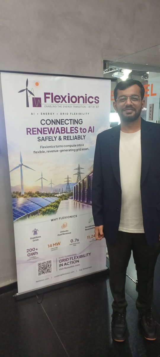 UmangThakkar20's tweet photo. Big day at @metamorph_conf  Hyderabad

AI data centers are becoming the grid's biggest load. We're the team turning that load into a flexible, revenue-generating grid asset.

Great energy on the floor. @IBTxOfficial

#Metamorphosis2026 #AI #Web3‌‌ https://t.co/Z4KQ3Mm08t