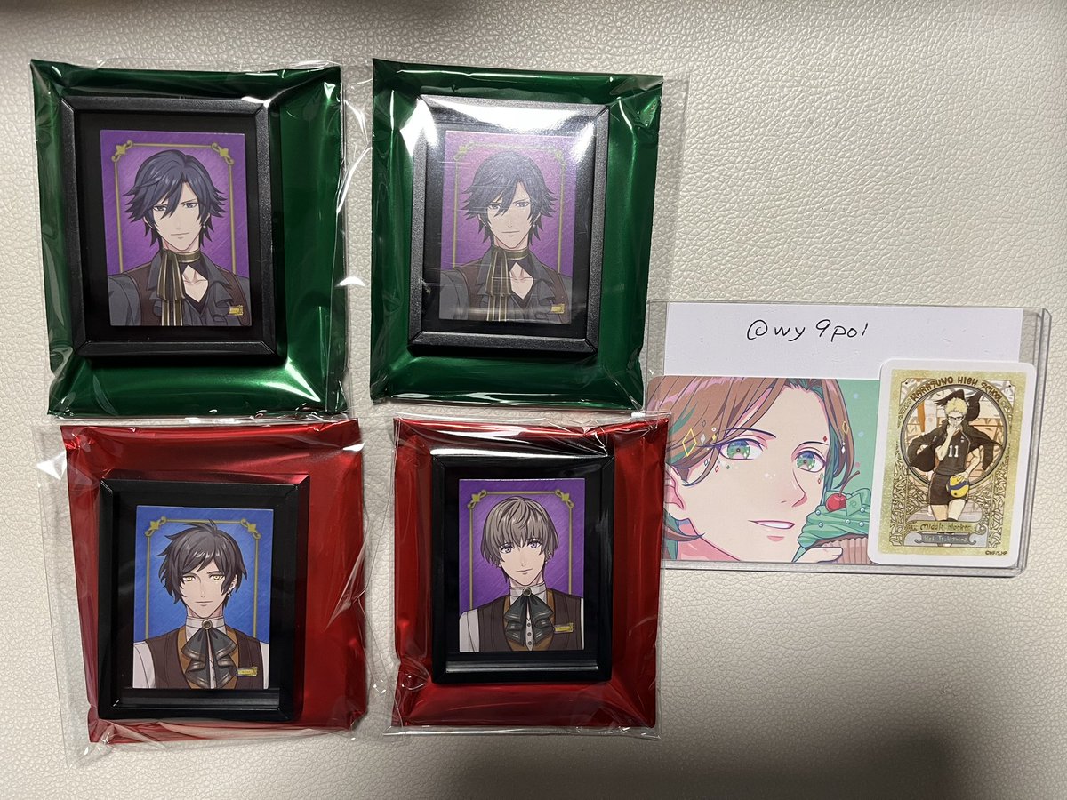 wy9poi's tweet photo. 【交換】
うたプリ グラショMC Mystical Curiosities コマコレ

《譲》
トキヤ　綺羅　瑛二　

《求》
嶺二　瑛一

事務所違い🉑
地方住みのため郵送にてお取引📮
検索からでもお気軽にお声掛けください https://t.co/wpKjatTcG7