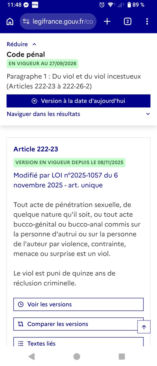 GroKutoNoKen's tweet photo. @Dav_Mania_ @PlayCultureYT Non ce n' est pas ce que dit la loi, la personne peut prétendre être tel ou telle chose, si il y a consentement alors il n'y a pas viol.
Dingue de lâcher des conneries pareilles sans faire un minimum de recherche https://t.co/wvGYTnLBV6
