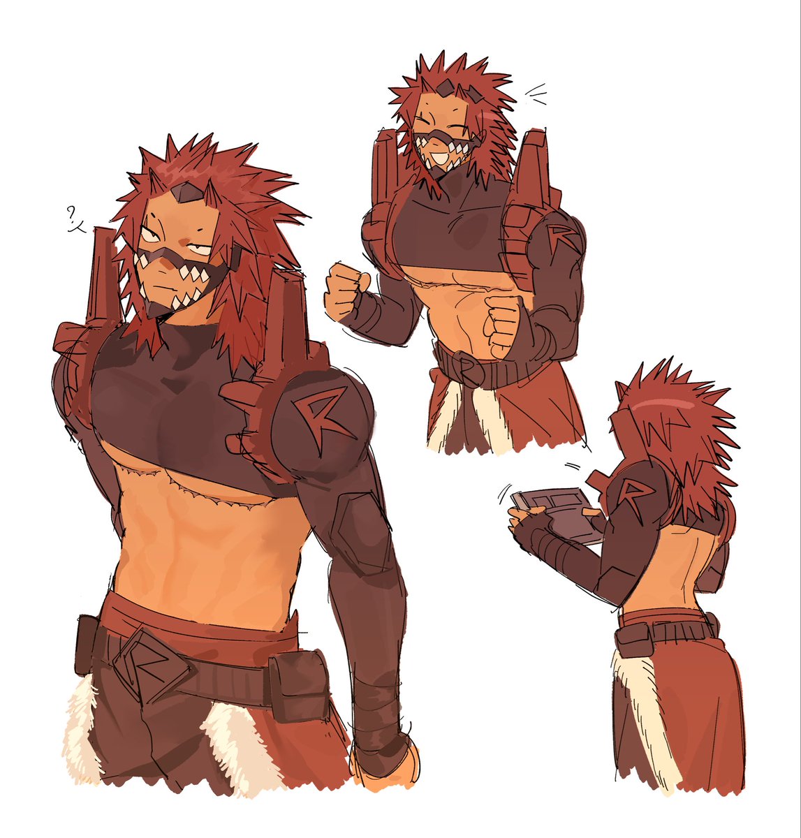 boxlimee's tweet photo. Kirishima hero suit https://t.co/rH2kYa2aeK