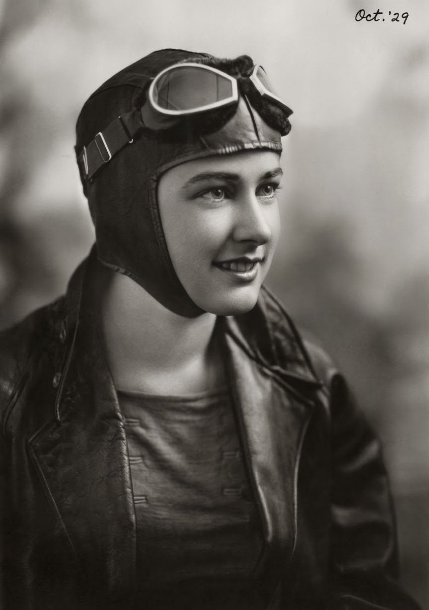 JuliusTora's tweet photo. Helen Richey (1909–1947) was the first woman hired as a US airline pilot. In 1933, she set an endurance record of 237 hours aboard the Flying Boudoir. She later set speed and altitude records, flew with Amelia Earhart in the Bendix Race, and served in Europe during World War II. https://t.co/0jECgNy4zE