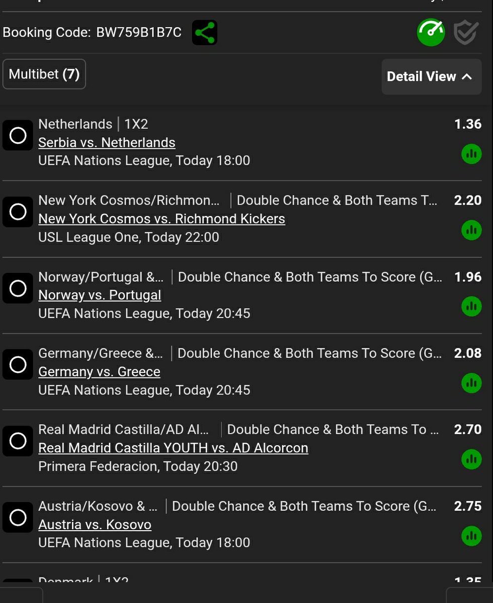 KingDakam's tweet photo. 👉Sunday⚽️ Boom 110 odds well cooked lets recover  22k💰kick off 18hrs  jump in fats ✅BW759B1B7C https://t.co/DaNXezdWfZ