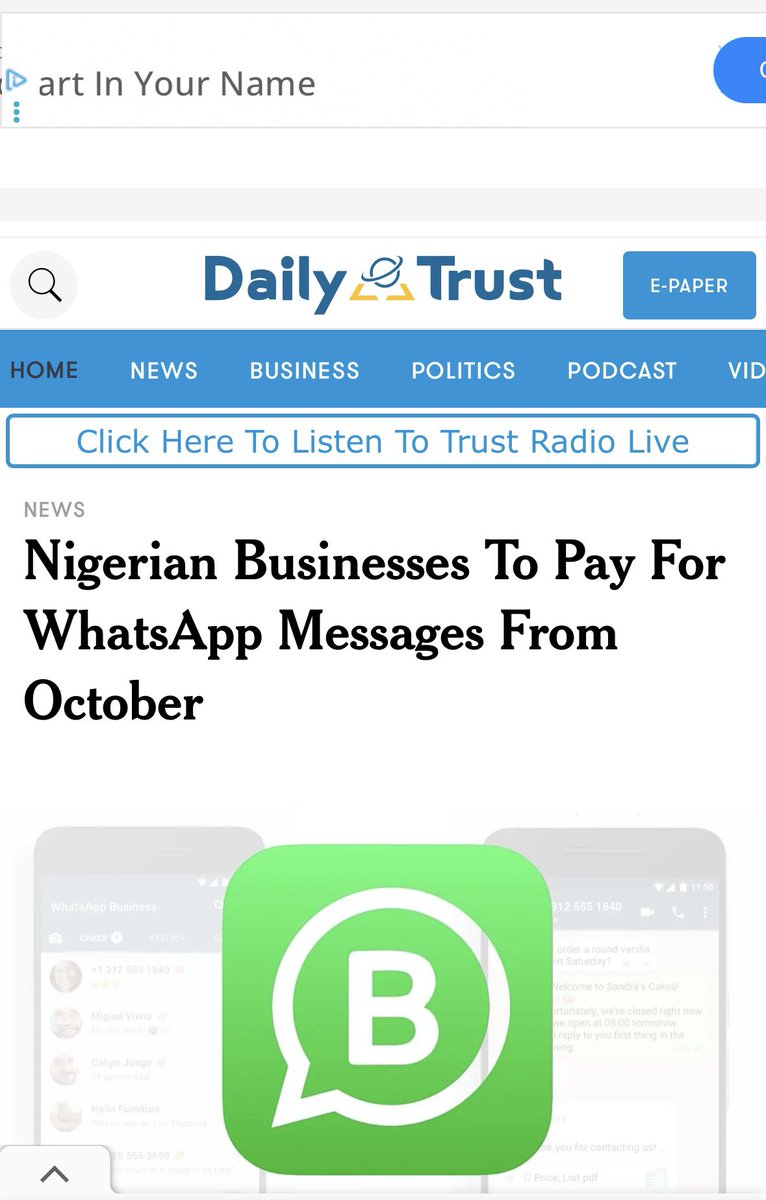 Storvly's tweet photo. Dear business owners,
WhatsApp is introducing per-message charges for certain business communications from October.

The new update? Get yourself an online store. https://t.co/X3efzg3lBB