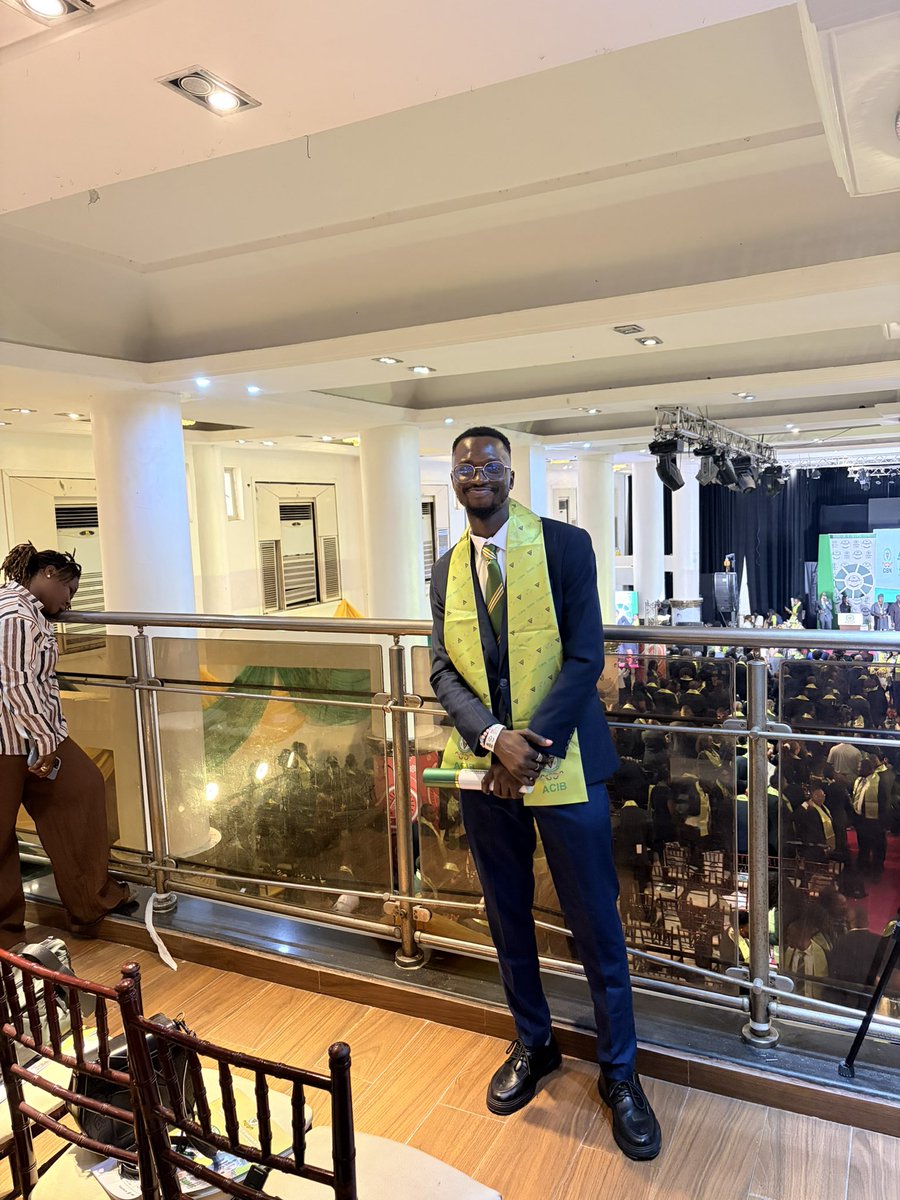 Olufemi__james's tweet photo. Became a Chartered Banker yesterday. Yayyyyyy🎉. #ACIB https://t.co/HoasEFeNI2