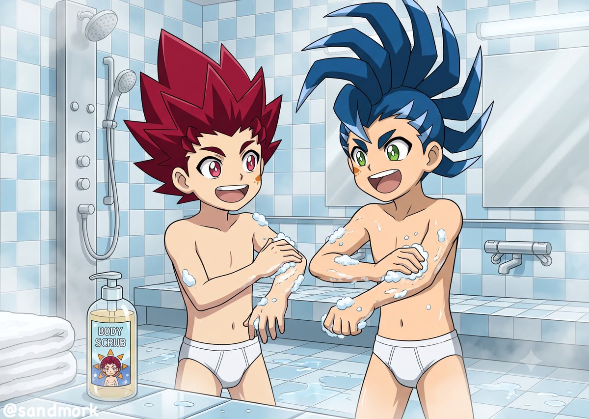 sandmork's tweet photo. Haven't posted pics of my boys in a while! Missed you guys so much, my super cute Hikaru and Hyuga 💙❤️
#BeybladeBurst https://t.co/CErtnmcNYp