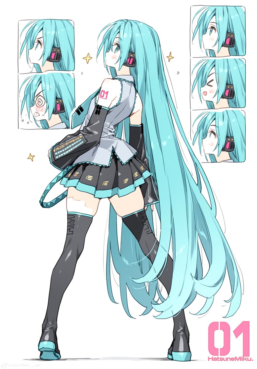 cocotte_ai's tweet photo. #初音ミク　髪をおろしたミクさん https://t.co/qZZXMyVksG