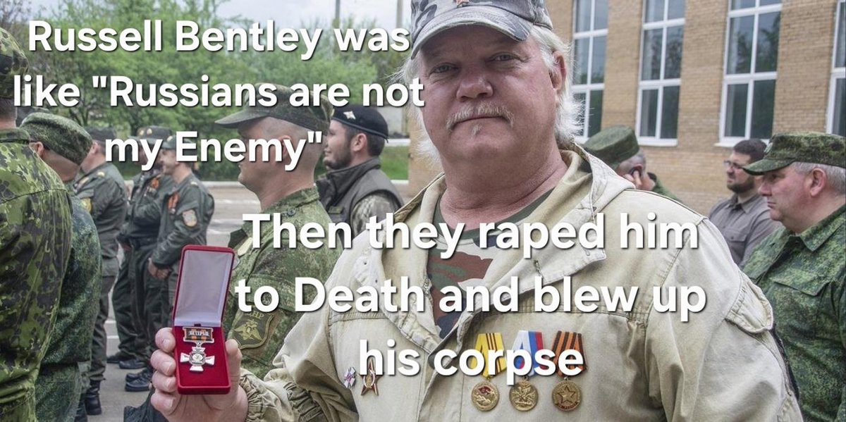 r_evolutie's tweet photo. Russel Bentley:
"I am an American and Russia is not my Enemy" https://t.co/mOpGZoTInk