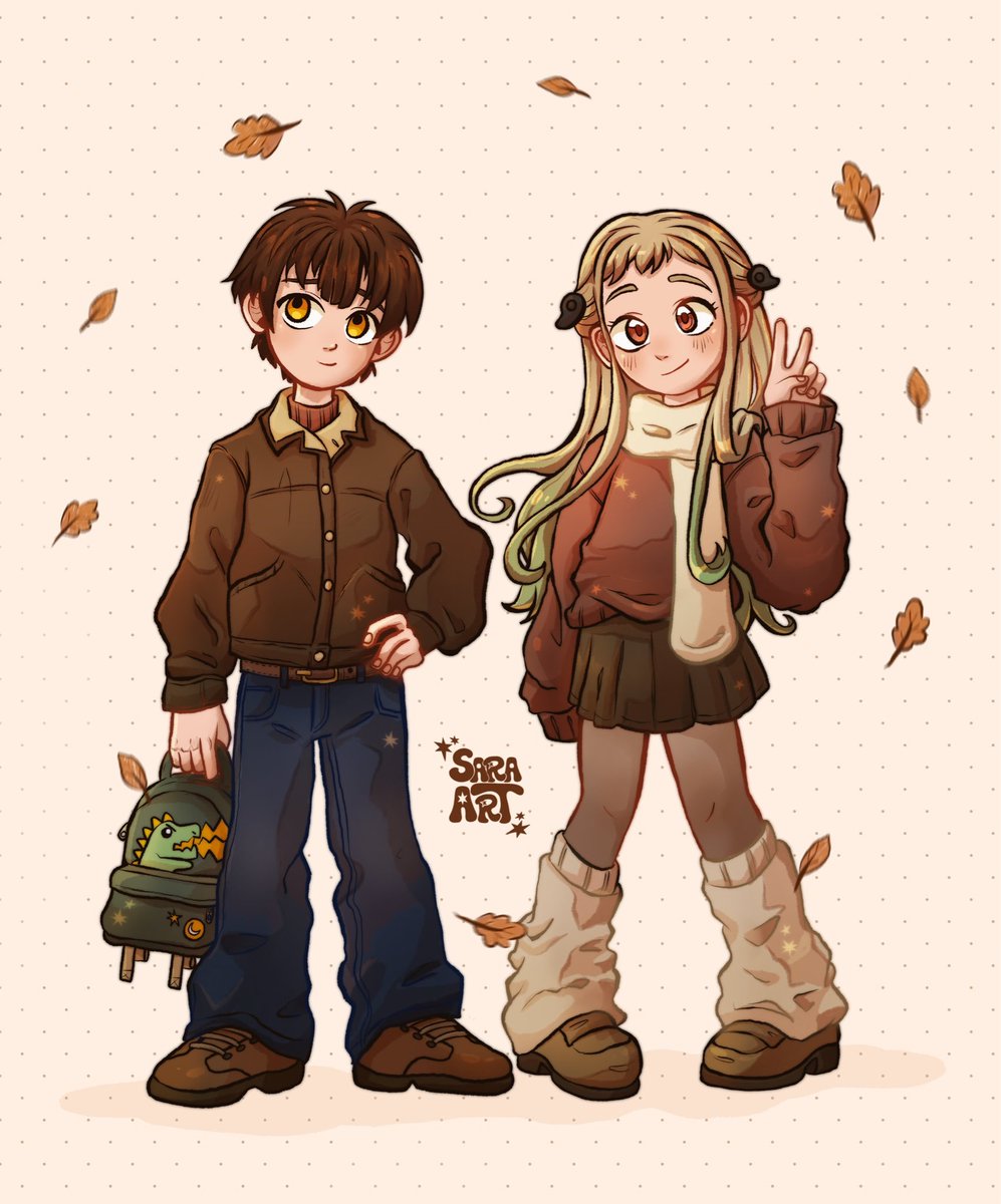 by_saraart's tweet photo. My cozy Hananene art evolution 🍂🧡
⬅️ 2026
➡️ 2025
I’m so happy to see how much my art style has evolved 🥹✨ https://t.co/8cPt2Mo4PF