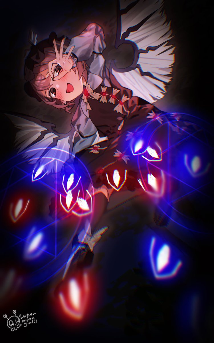 militantan203's tweet photo. 「鳥目にしてあげる！！」 #東方Project #touhou https://t.co/wKHghk3w5n