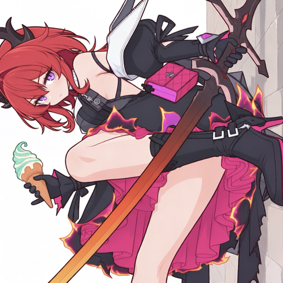 kurisura3ai's tweet photo. レーヴァテイン (Laevatain) - Endfield https://t.co/SGiOjRY9hx